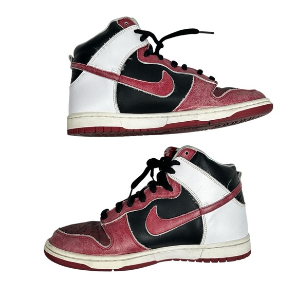 Nike SB Dunk High Pro Jason Voorhees Size 10 305050-062 Deep Red 2007 - Picture 3 of 10